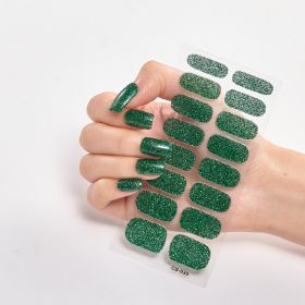 16 Small Stickers Gradient Glitter Nail Stickers (Option: CS035-Sealed Bag)