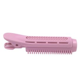 Hairdressing Clip Partition Clip Hair Natural And Seamless Styling Clip (Color: Pink)