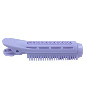 Hairdressing Clip Partition Clip Hair Natural And Seamless Styling Clip (Color: Purple)