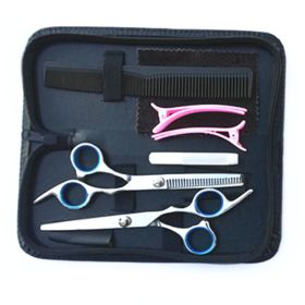 Hairdressing And Hairdressing Scissors Bangs Cut Set (Option: Upgraded version of flat cut t)