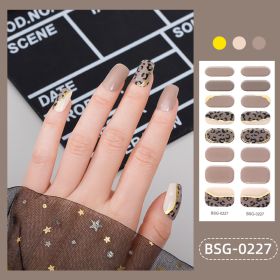 Glue Gilding Semi-curing Nail Sticker (Option: BSG0227-Nail Sticker)