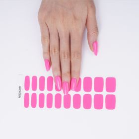 Gel 20 Finger Phototherapy Light UV Polish Half Baked Nail Stickers (Option: NG200084)