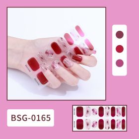 Semi-curing Gel Nail Sticker Gel Beauty (Option: BSG 0165-Suit)