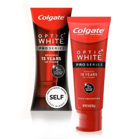 Colgate Optic White Pro Series Whitening Toothpaste;  Stain Prevention;  3 oz (Brand: Colgate)