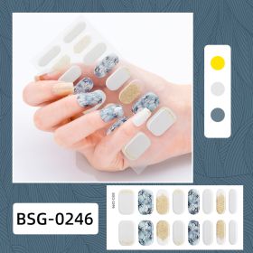 Semi-curing Gel Nail Sticker Gel Beauty (Option: BSG 0246-Suit)