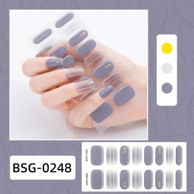 Semi-curing Gel Nail Sticker Gel Beauty (Option: BSG 0248-Suit)